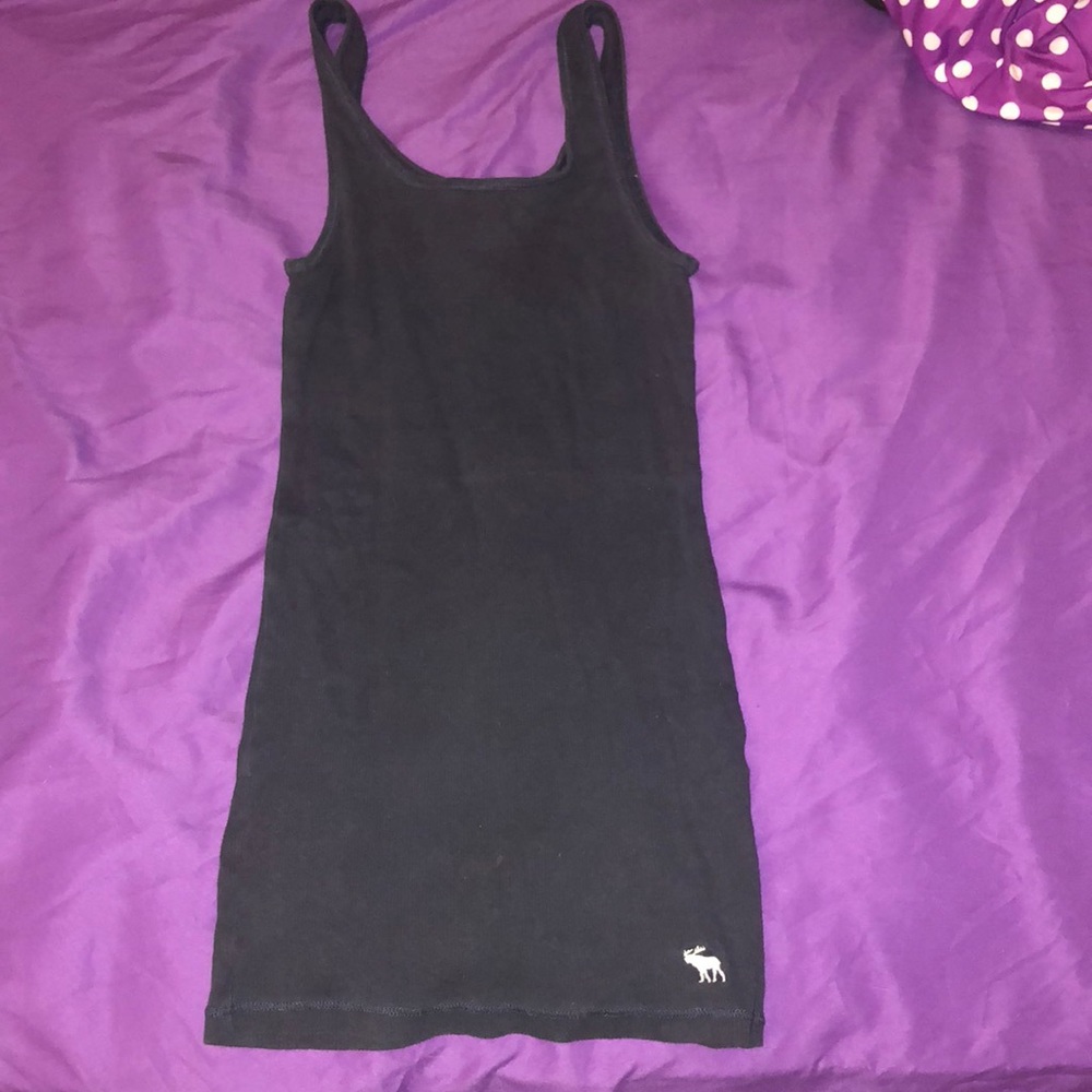A navy blue tank top